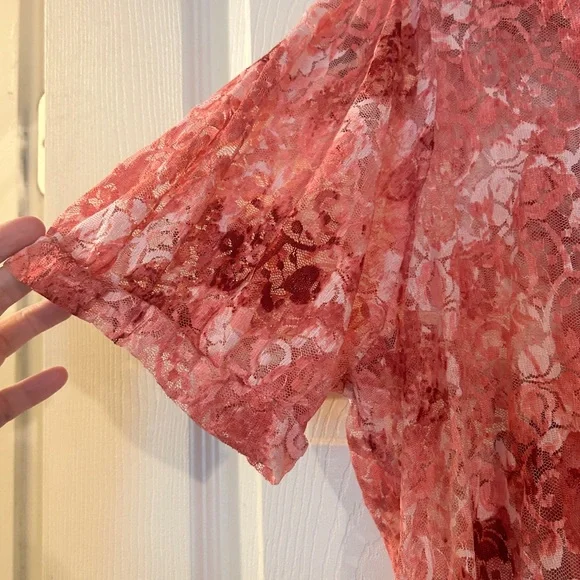 Beautiful Pink Floral Women's Dress - Picture 3 of 7